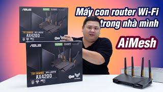 3 con router mesh trong nhà mình mạnh mẽ ngon lành dễ setup