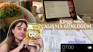 KPSS Çalışma Günlüğüm 89  Sabah erken kalkmak benimle verimli bir gün #kpsslisans #kpss2024 #kpss