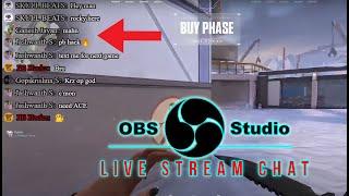 LIVE Chat on Screen using OBS Studio - YouTube Livestreaming Chat 