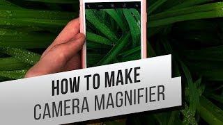 Use iPhone Camera as a Magnifying Glass