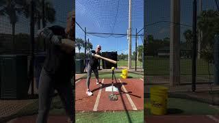 Keeping hands through the zone while hitting