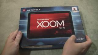 Motorola Xoom WiFi Android Tablet Unboxing & Hardware Overview