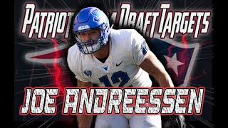 New England Patriots 2024 NFL Draft Target  Joe Andreessen  Linebacker  Buffalo  Highlights