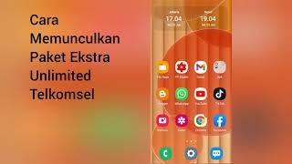 Cara Memunculkan Paket Ekstra Unlimited Telkomsel
