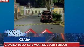 Chacina 7 mortos e 2 feridos no interior do Ceará  Brasil Urgente