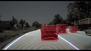 NVIDIA Drive PX2 self-driving car platform visualized