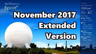 WDW Today November 2017  Extended Version - HQ Audio  Walt Disney World Information Channel