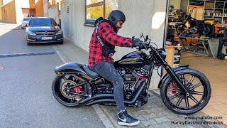 Harley-Davidson Breakout first Ride after Customizing El Shawish from Germany