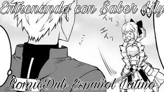 FateGrand Order entrenando con Saber lily  ComicDub Español latino