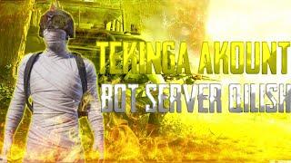 PUBG LITE BOT SERVER QILISH  TEKINGA AKKOUNT OLISH  BC OLISH