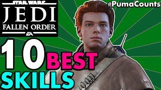 10 BEST SKILLS in STAR WARS JEDI FALLEN ORDER All The Best FORCE POWERS in SKILL TREE #PumaCounts