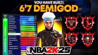 THIS 67 POINT GUARD BUILD WILL *BREAK* NBA 2K25 RARE 3 WAY DEMIGOD BUILD Best Build NBA 2K25