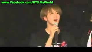 BTS Jin y Jhope lloran en su concierto