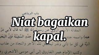 baca kitab nasoihul ibaad . niat bagaikan kapal......