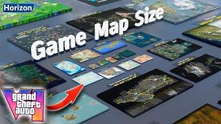 Video Game Map SIze Comparison  Part 2