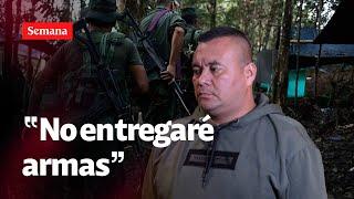 “No me veo entregando las armas” Calarcá Córdoba