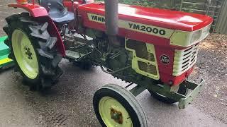 Yanmar YM2000 2WD Compact Tractor & New Flail Mower