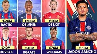  ALL LATEST CONFIRMED TRANSFER  SUMMER 2024  Sancho to psg De Ligt Dovbyk Williams Osimhen️