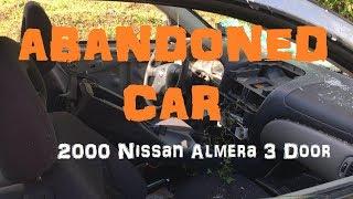 Abandoned Car 2000 Nissan Almera 3 Door girls car