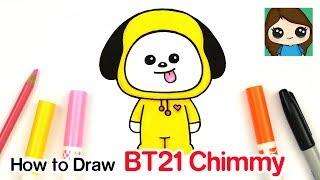 How to Draw BT21 Chimmy  BTS Jimin Persona