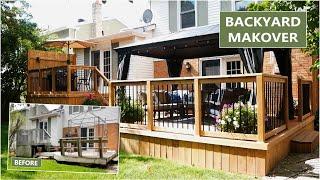 DIY Backyard Makeover Complete Deck Transformation