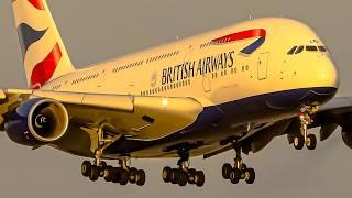  500 TAKEOFFS & LANDINGS in 4 HRS Aircraft Identification London Heathrow Airport Plane Spotting