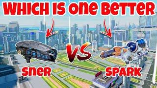 WRSner VS Spark Weapon Comparisons WAR ROBOTS