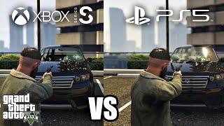 GTA V NEXT GEN   Xbox Series S vs PS5  Comparative 2023 