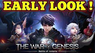 The War of Genesis Battle of Antaria - First Look