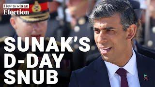 Rishi Sunak’s D-Day early exit plays into Nigel Farage’s fanbase