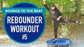 Rebounding Cardio Workout #5 30 MIN Fun mini trampoline workout. Great music.