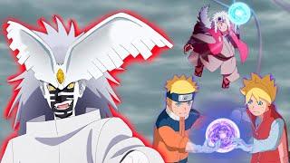 Naruto and Boruto VS Urashiki Otsutsuki  Full Fight