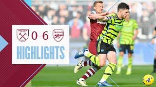 West Ham 0-6 Arsenal  Premier League Highlights