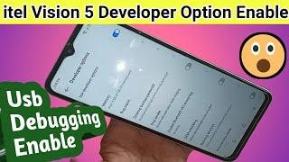 itel vision 5 Developer option Enable  Enable Usb Debugging