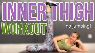 10 MIN LEAN LEGS WORKOUT  chill follow along workout for inner thighs