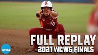 Oklahoma vs. Florida State 2021 WCWS Finals Game 2  FULL REPLAY