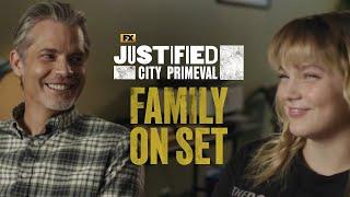 Justified City Primeval  Shaping the Season On Set with the Olyphant Family