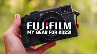 MY FUJIFILM GEAR IN 2023 - FOR TRAVEL PHOTOGRAPHY AND YOUTUBE