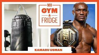 UFC Welterweight Champion Kamaru Usmans Training Routine & Diet  Gym & Fridge  Mens Health