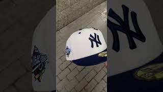 Бейсболка 59FIFTY MLB NEW YORK YANKEES WORLD SERIES PIN CREAMGREY UV