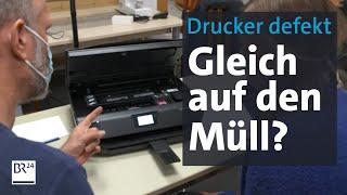 Elektrogeräte Reparieren oder entsorgen?  Abendschau  BR24