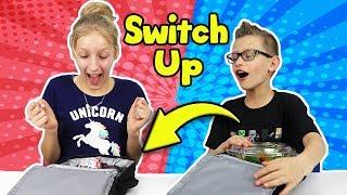 LUNCHBOX SWITCH UP CHALLENGE with Karina and Ronald