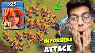 everyone shocked after this MASS VALKYRIE ATTACK Clash of Clans