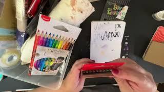 Unintentional ASMR Mary Rummaging Through Her Art Supplies