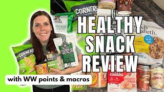 HEALTHY SNACK REVIEW  Trying New Healthy Snacks  WW WeightWatchers PointsCaloriesMacros