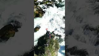 Rhine Falls waterfalls in Switzerland #drone #cinematic #waterfalls