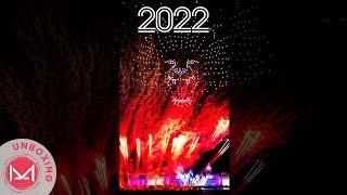 London Fireworks 2022 amazing display at Greenwich London UK happy new year