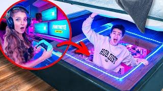 I Built a Secret Gaming Room Under My Bed