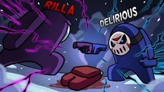 H2ODELIRIOUS AND RILLA FINALLY CLASH  Among Us  @CaRtOoNz @H2ODelirious @DeadSquirrel  Ohm Bryce