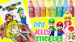 Super Mario Bros Movie DIY Jelly Stickers